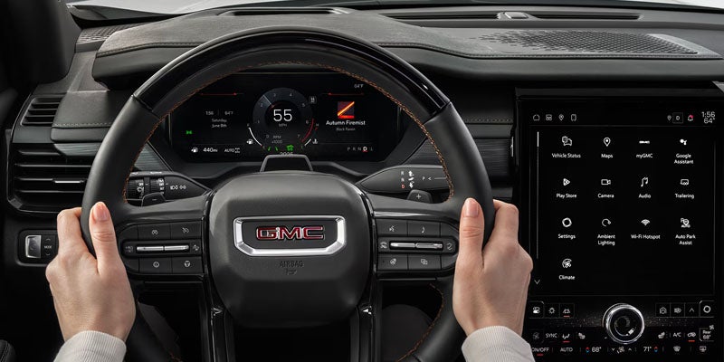 2026 GMC Acadia technology features near Hastings