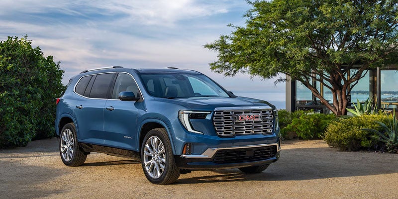 GMC Acadia trim lineup near Hastings